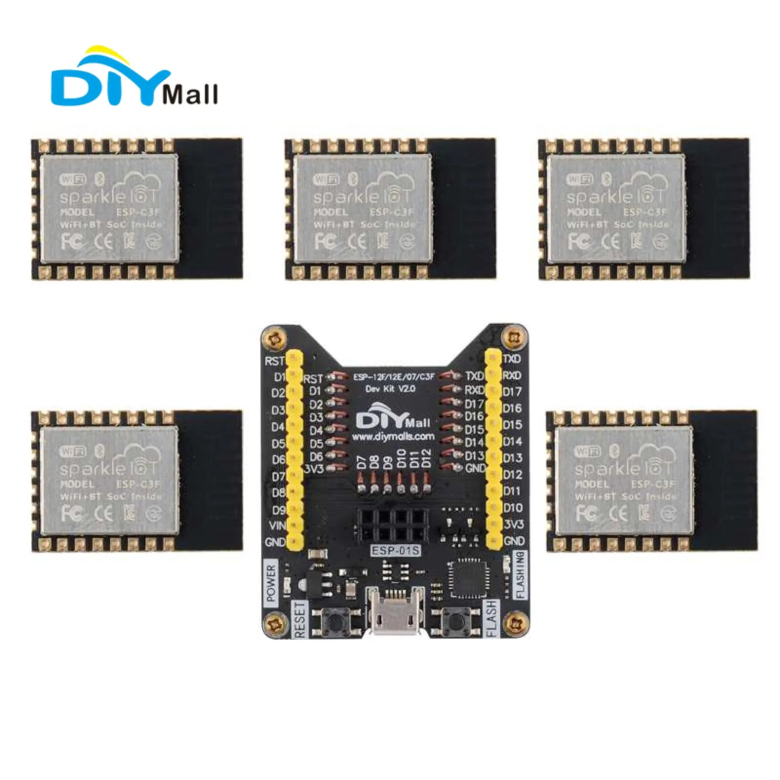 Esp8266 - ESP32-C3F Módulo WiFi + BT Procesador