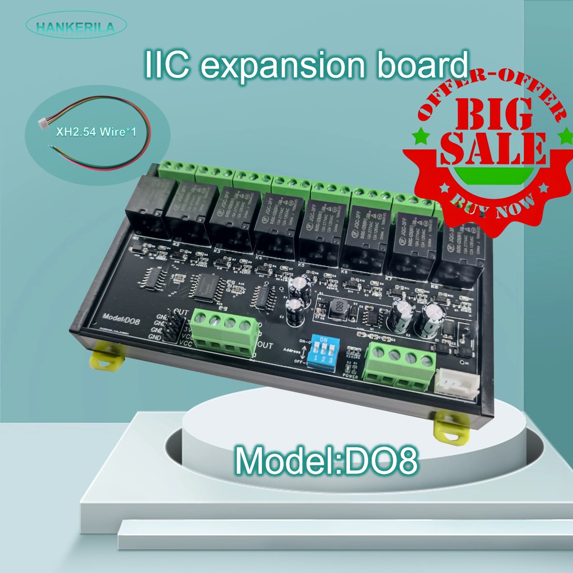 Espressif Esp32 - Placa de relé de extensión I2C,
