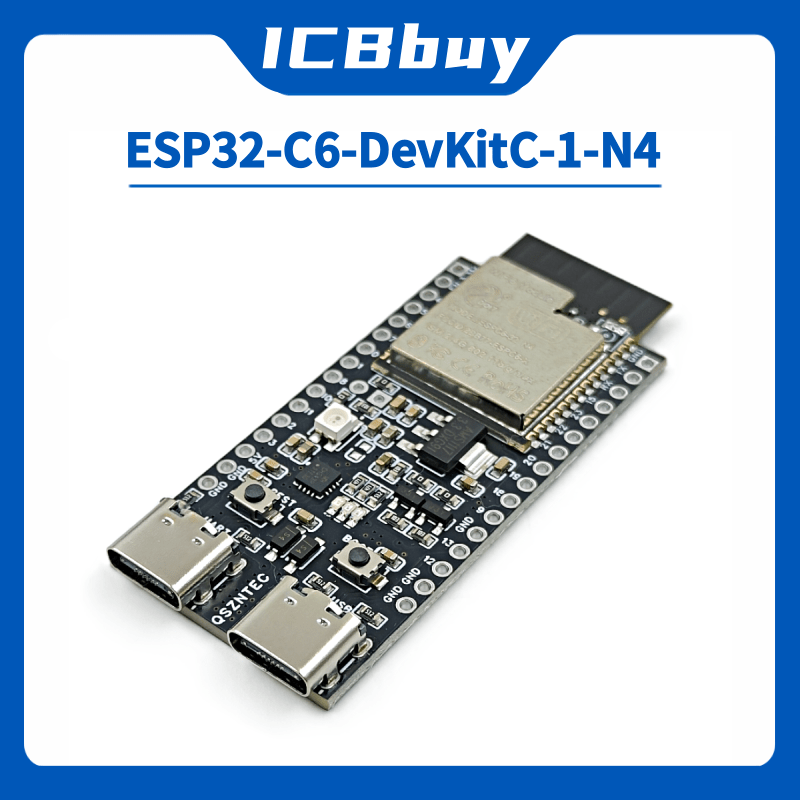 Esp32 S2 - ESP32-C6-DevKitC-1 Placa central de ESP32-C6 WIFI6