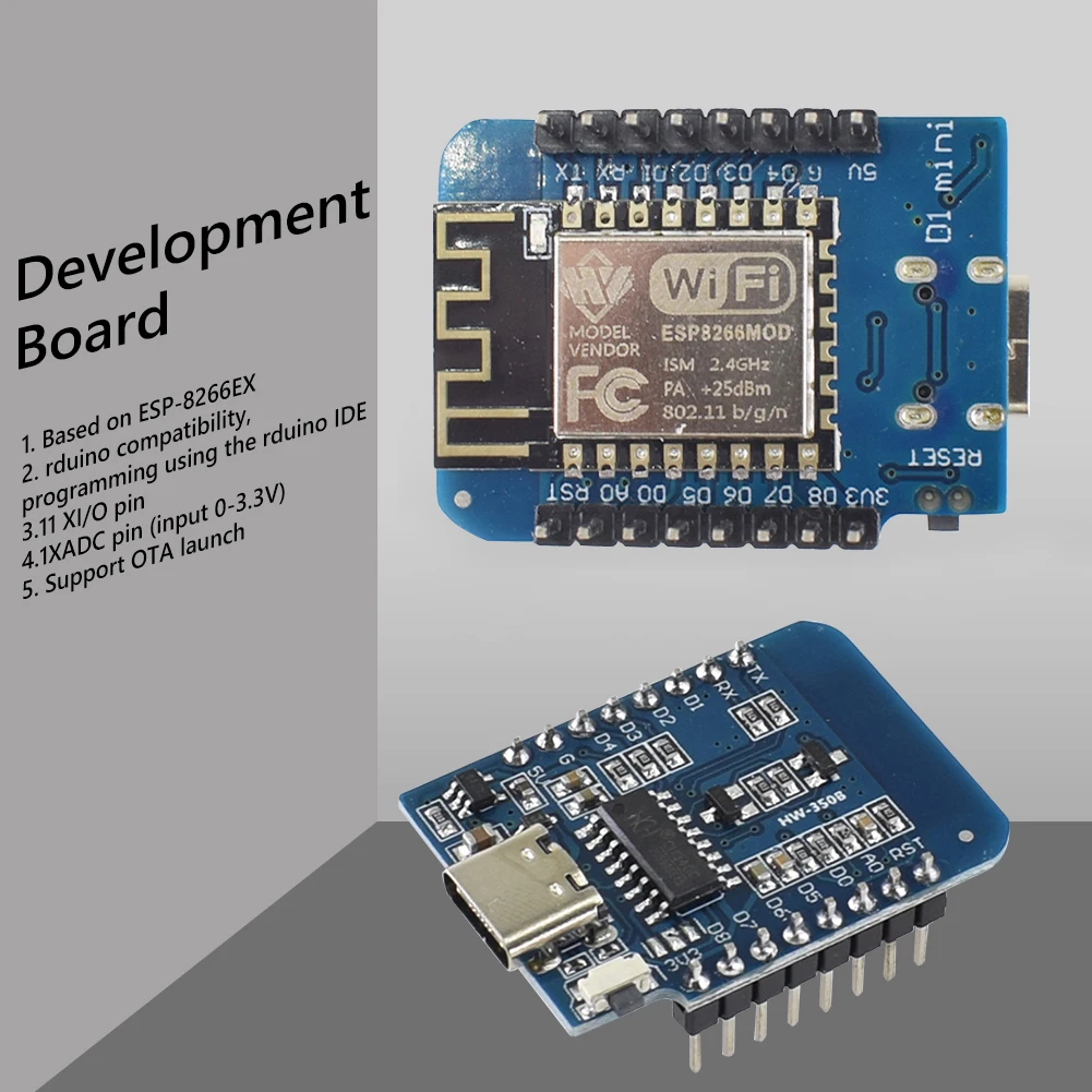 ESP8266 ESP-12F D1 Mini NodeMc - Esp8266 Nodemcu reseña y precio