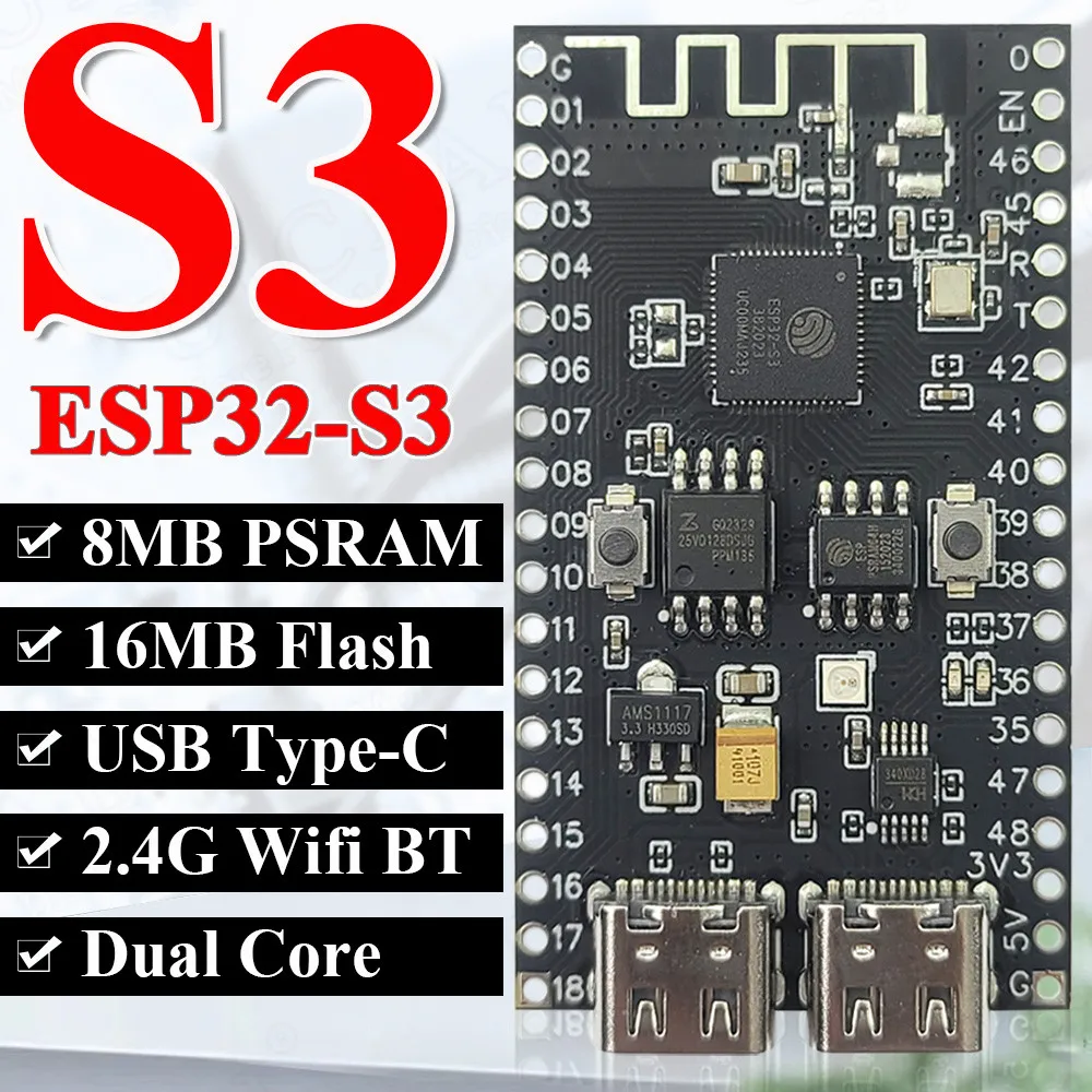 Nueva Placa de Desarrollo ESP3 - Esp32 S3 reseña y precio